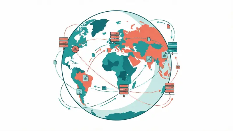 Global CDN network with edge server nodes