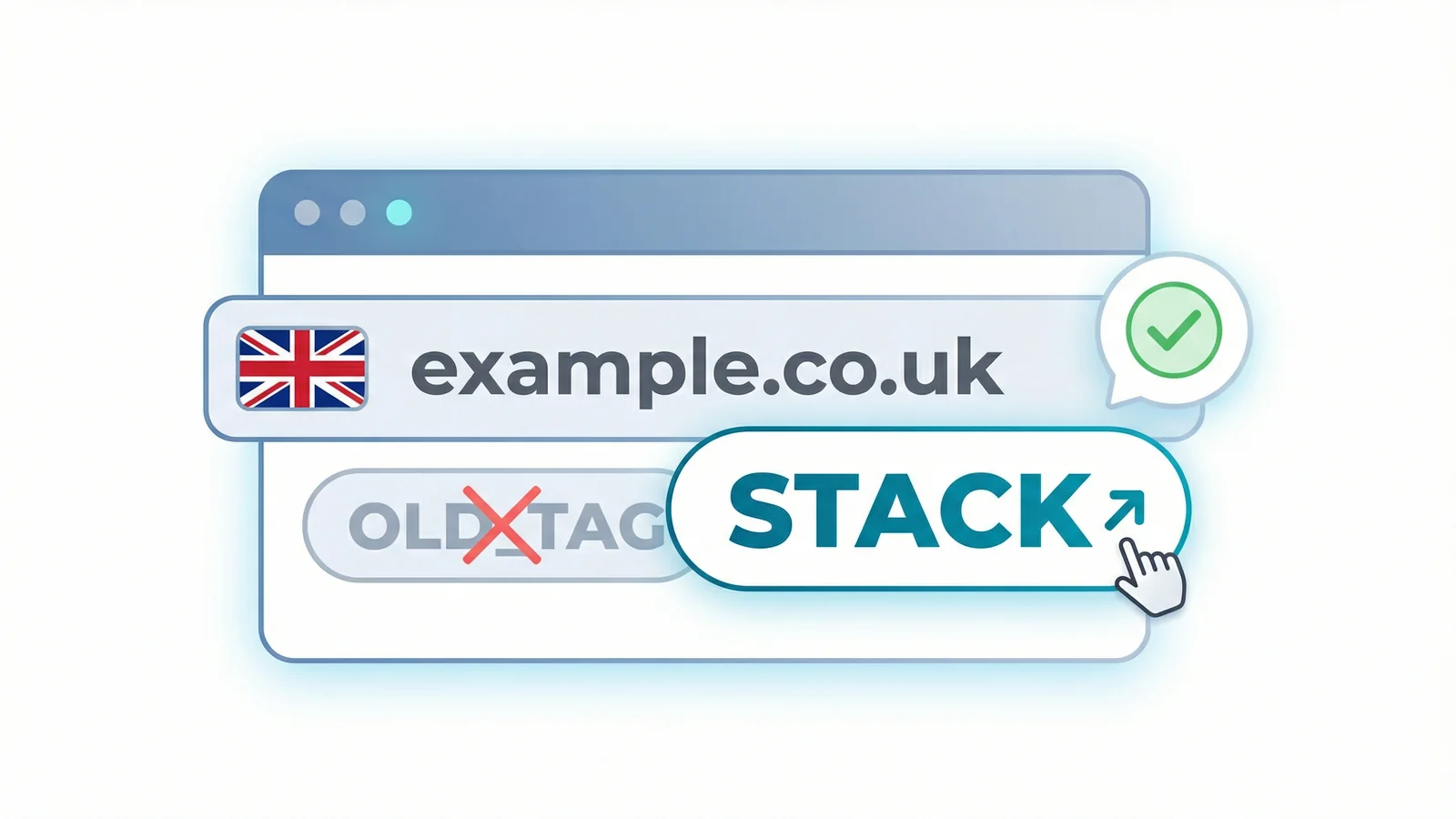IPS tag being changed from the old registrar's tag to STACK on a UK domain panel
